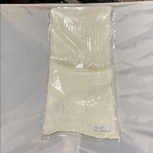 Michael Kors cream knit scarf.